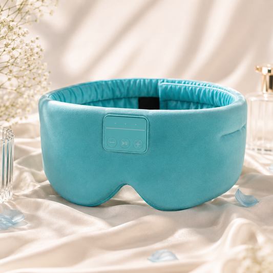 Sleeping Headphones Eye Mask Cyan - Vanzeti™