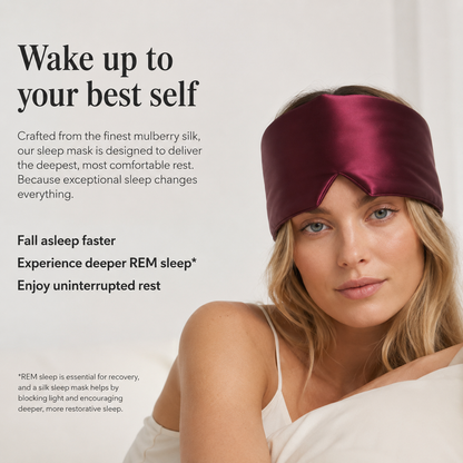 Serene Sleep Mask Light Grey