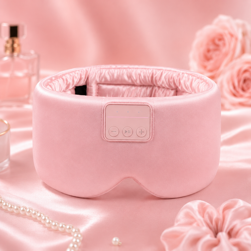 Sleeping Headphones Eye Mask Pink- Vanzeti™