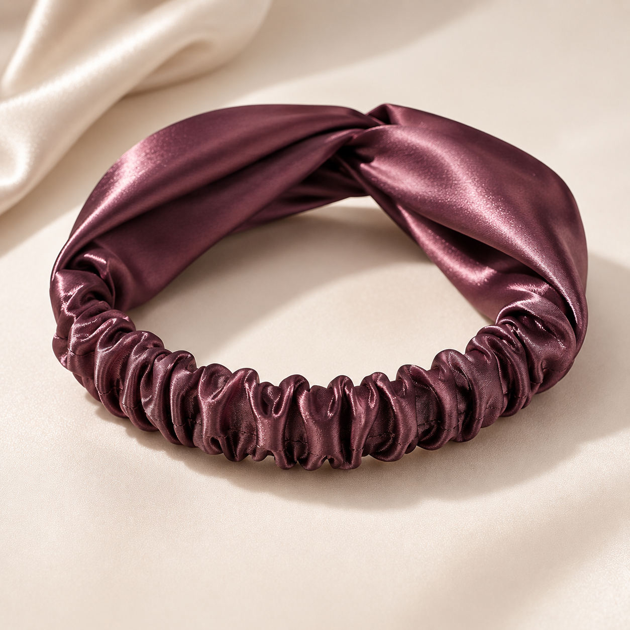 Silk Headband Black