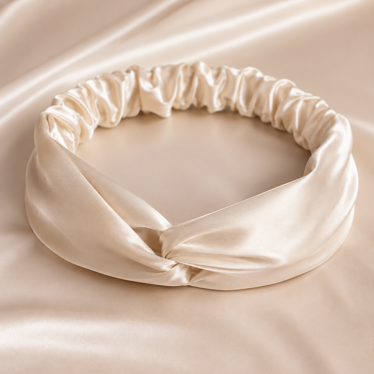 Silk Headband Black