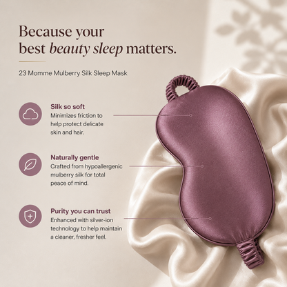 Premium Silk Sleep Mask Gray