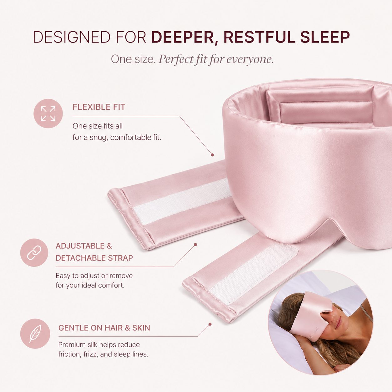 Serene Sleep Mask Beige