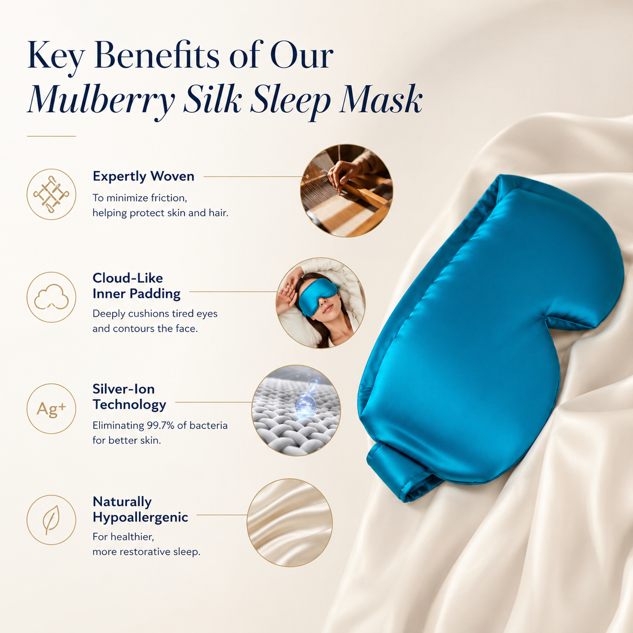 Serene Sleep Mask Black