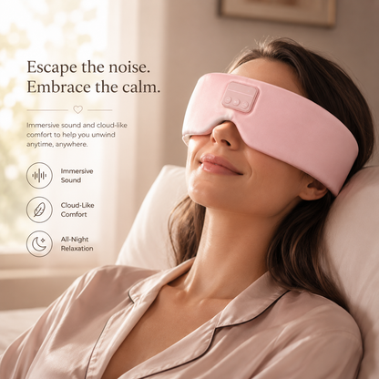 sleeping headphone mask black - Vanzeti