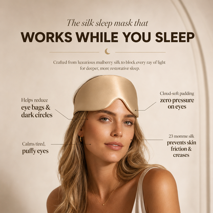 Serene Sleep Mask Navy Blue