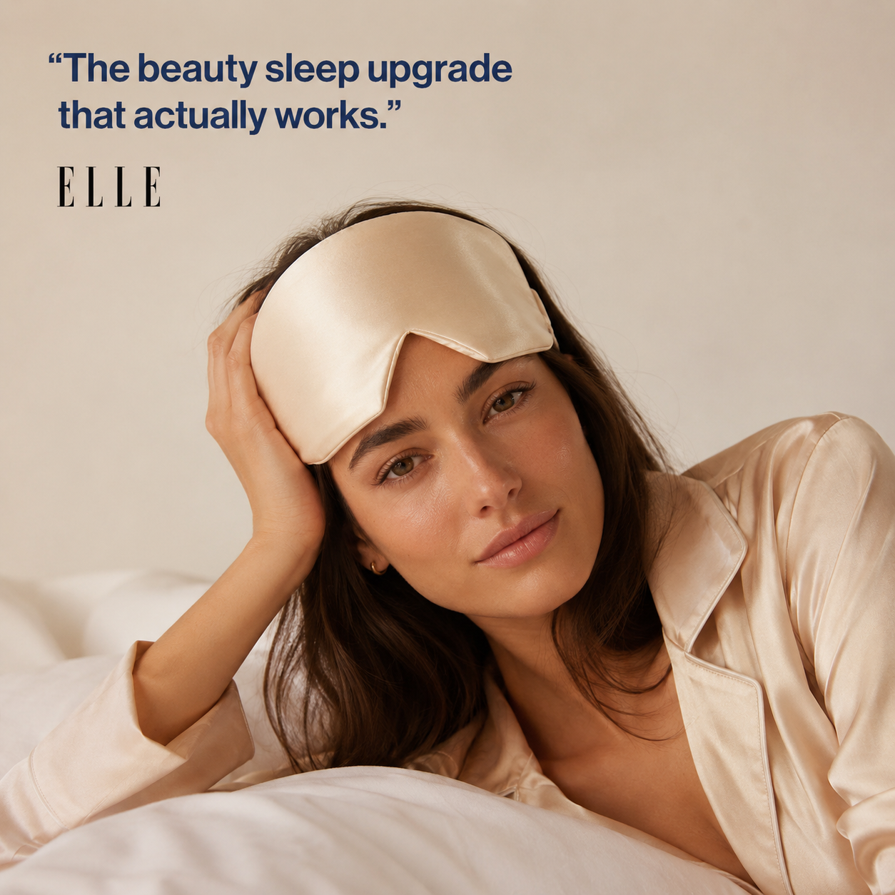 Serene Sleep Mask Light Grey