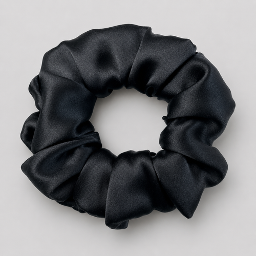 Large Mulberry Silk Scrunchie 3