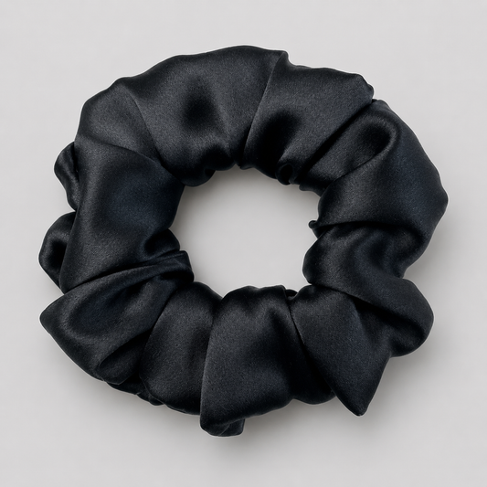Large Mulberry Silk Scrunchie 3