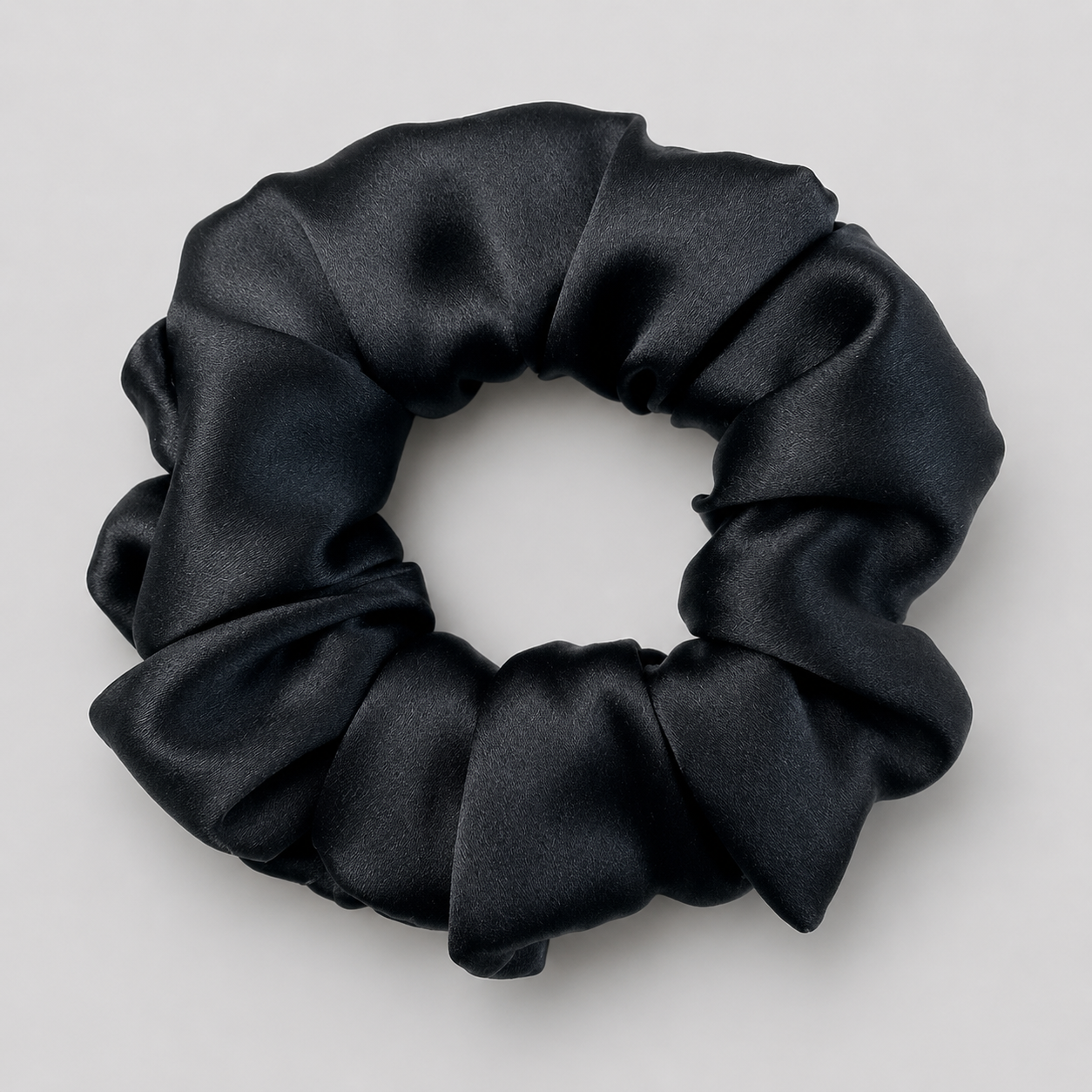 Large Mulberry Silk Scrunchie 4