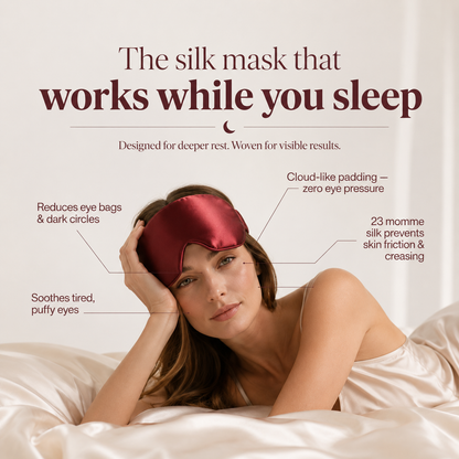 Serene Sleep Mask Light Grey