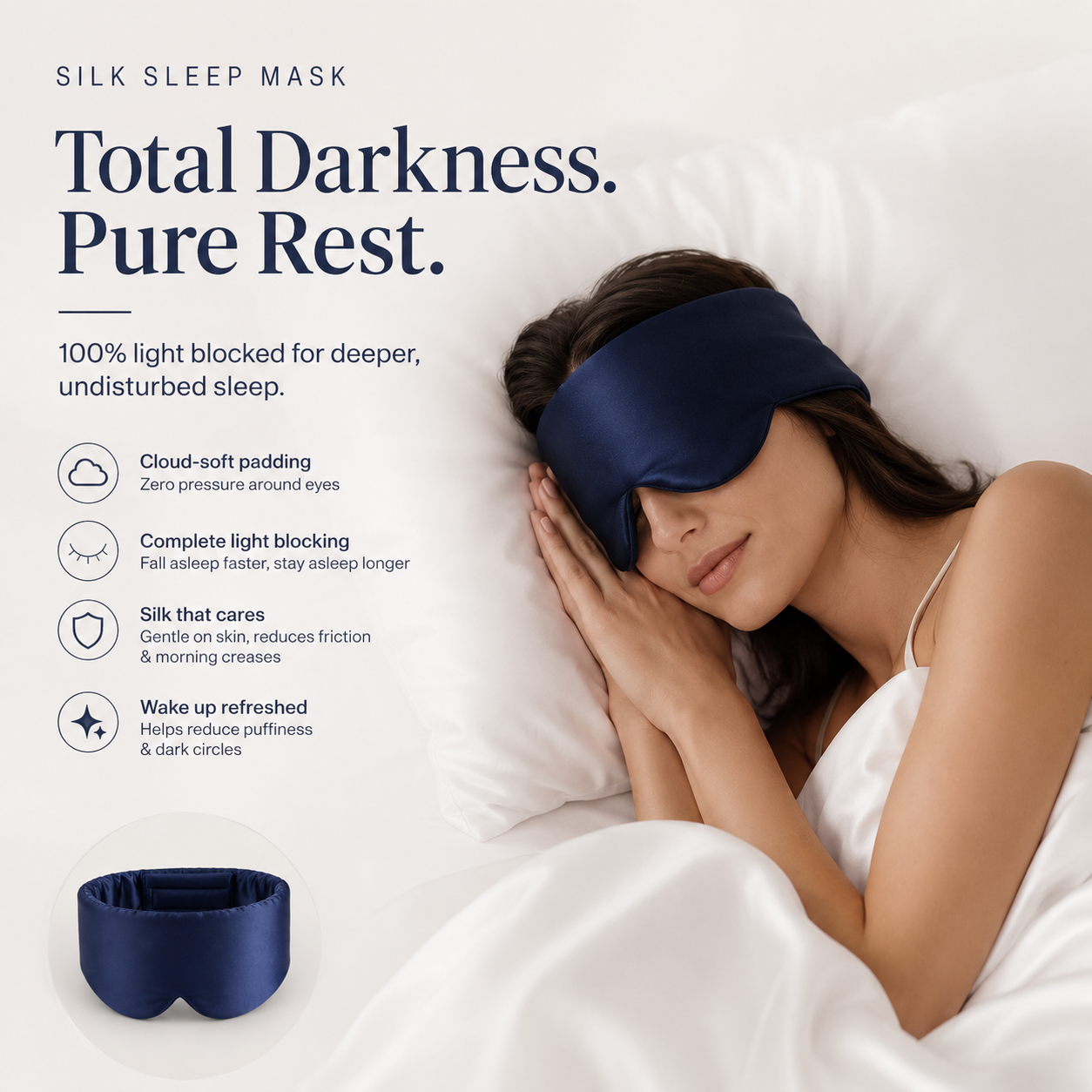 Serene Sleep Mask Beige