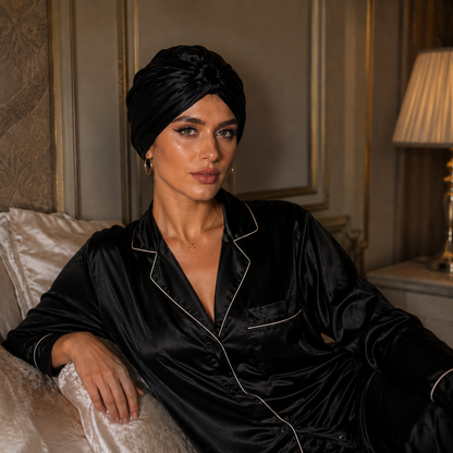 Premium Silk Bonnet Claret