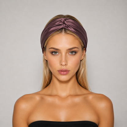 Silk Headband Champagne