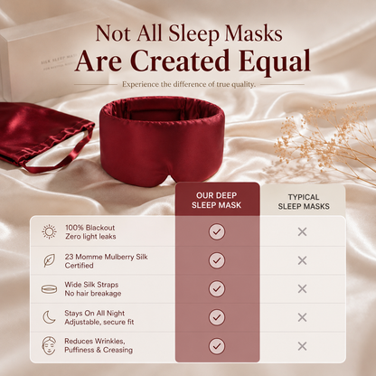 Serene Sleep Mask Dark Blue