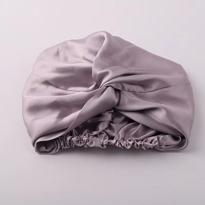 100% Mulberry Silk Night Cap 19 Momme Silk Bonnet Women's Solid Sleeping Hat Night Sleep Cap Hair Care Free Shipping World Wide