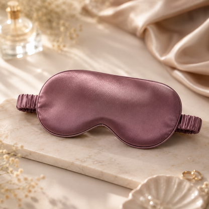 Premium Silk Sleep Mask Mauve
