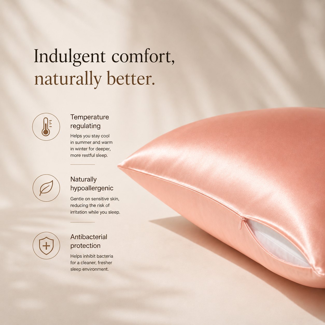 Pillowcase coral