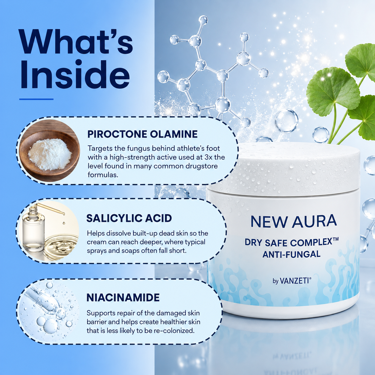 New Aura Antifungal Repair Cream - VANZETI™