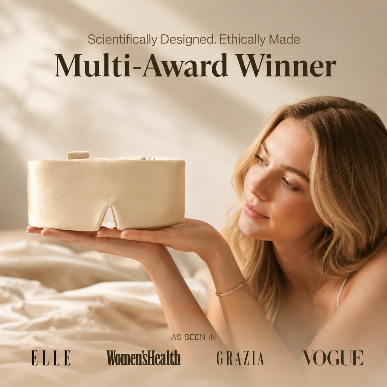 Serene Sleep Mask Beige