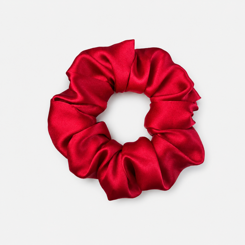 Large Mulberry Silk Scrunchie 2