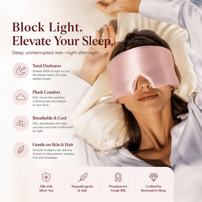 Serene Sleep Mask Light Grey