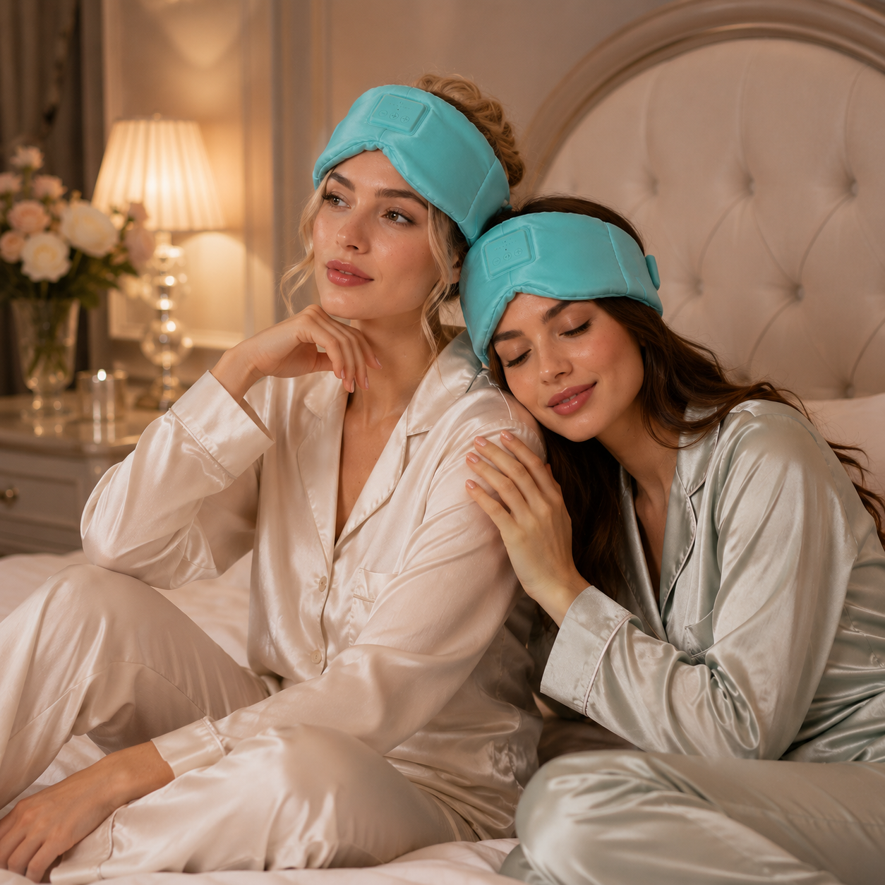 Sleeping Headphones Eye Mask Pink- Vanzeti™