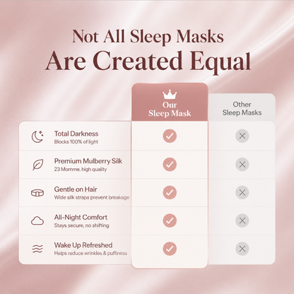 Serene Sleep Mask Light Grey