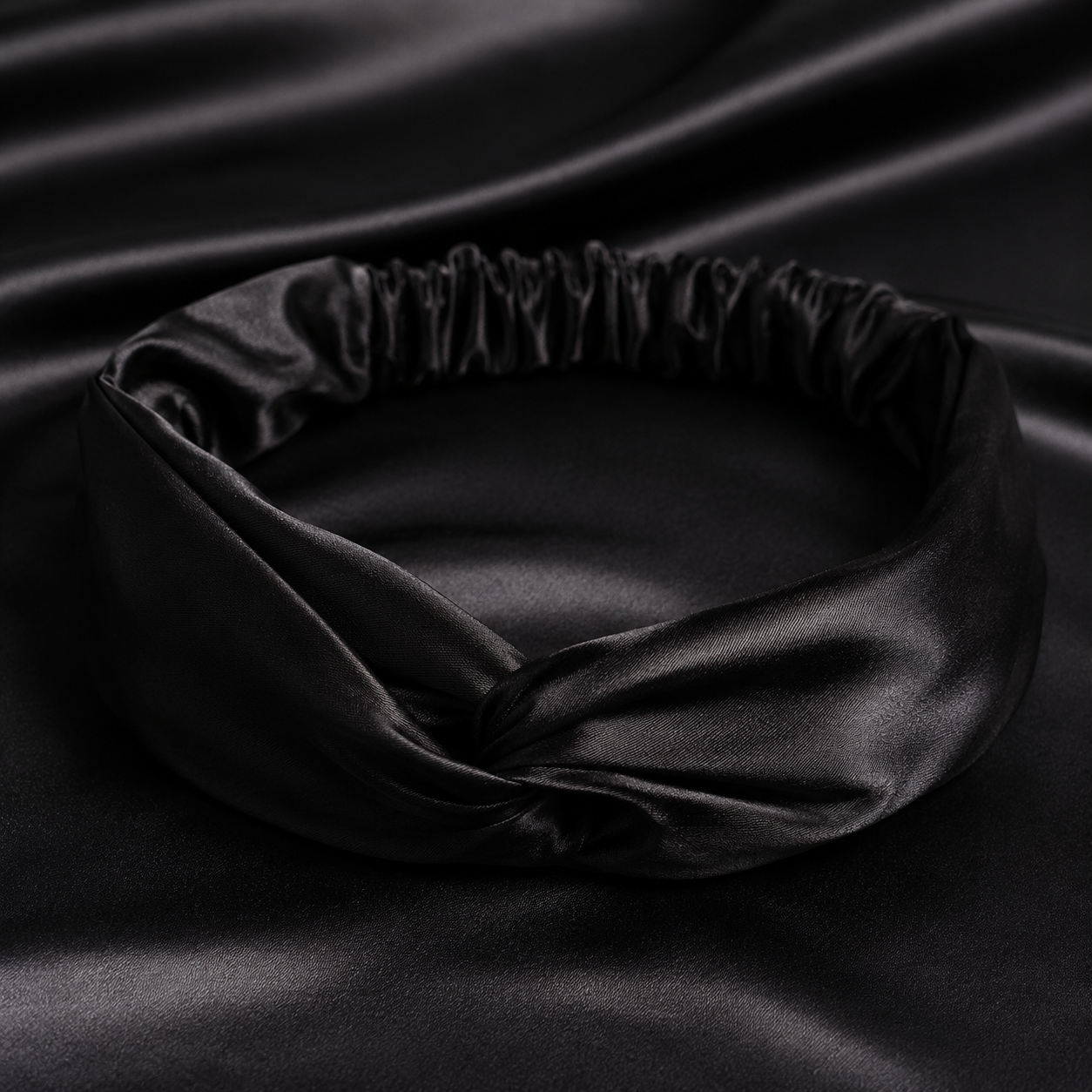 Silk Headband Champagne