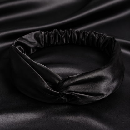 Silk Headband Champagne