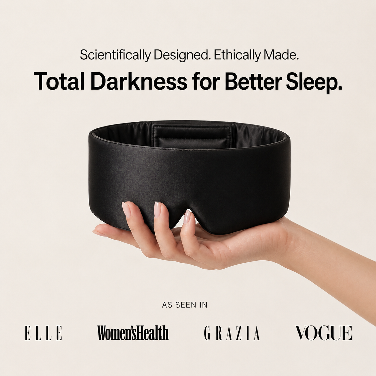 Serene Sleep Mask Beige