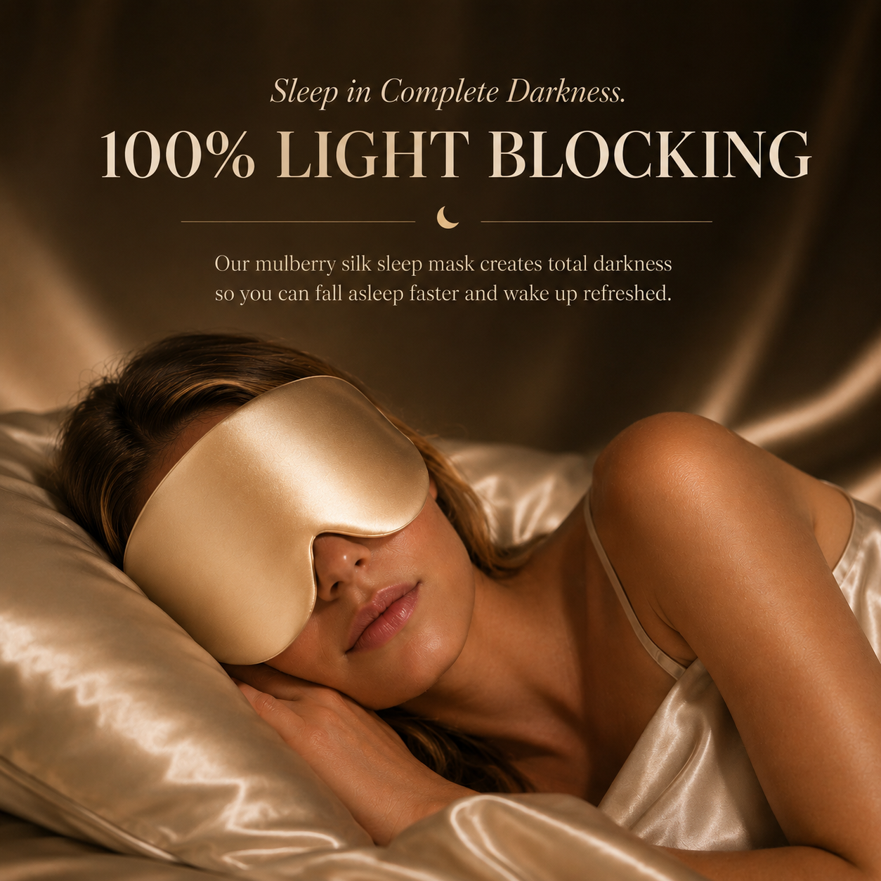 Serene Sleep Mask Light Grey
