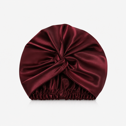 Premium Silk Bonnet Claret