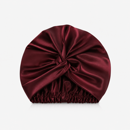 Premium Silk Bonnet Claret