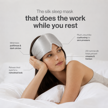 Serene Sleep Mask Navy Blue