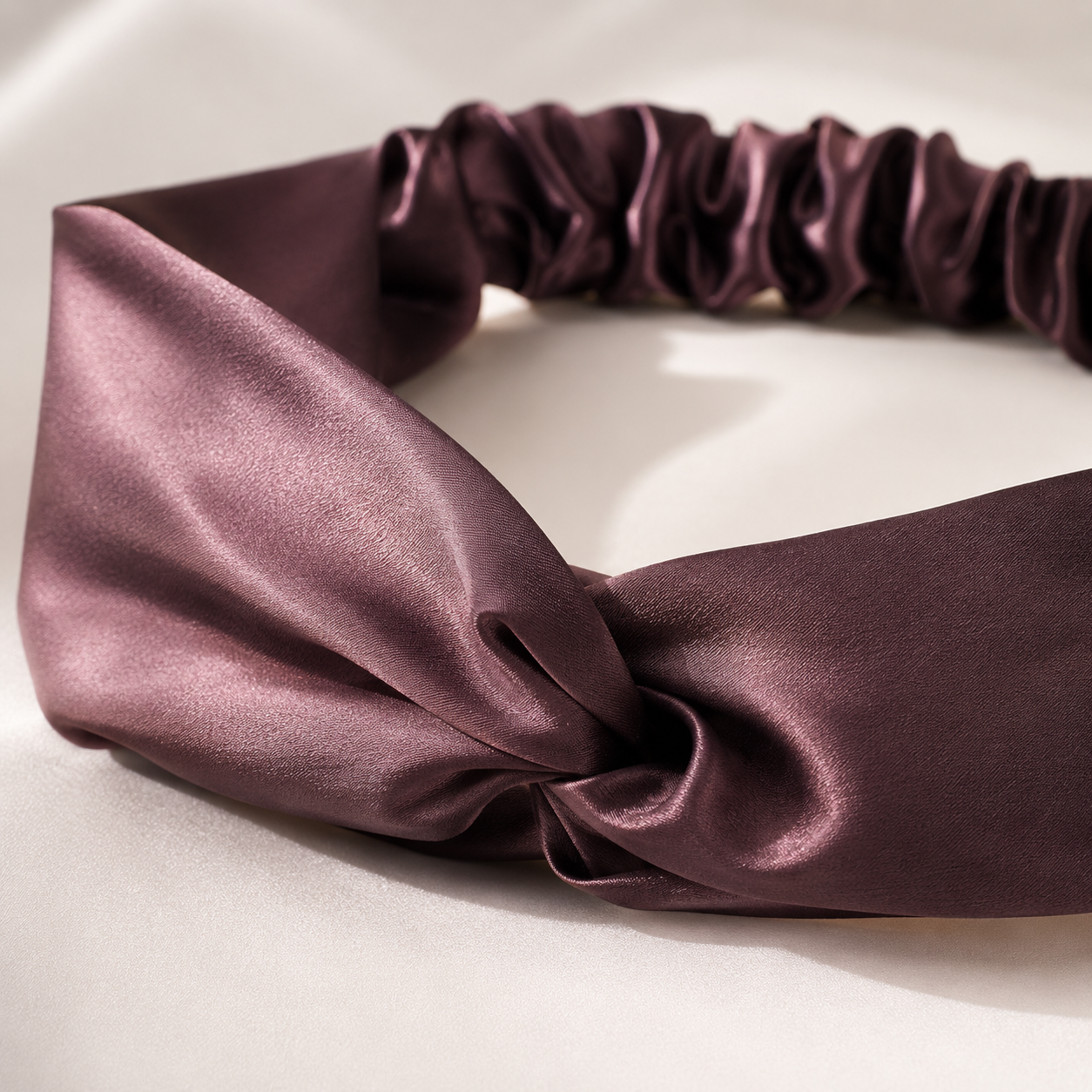 Silk Headband Champagne